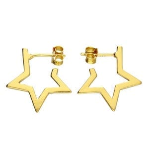 Gold Luminary Hoop Earrings