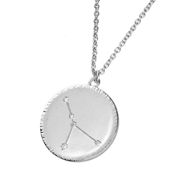 Silver Cancer Constellation Pendant