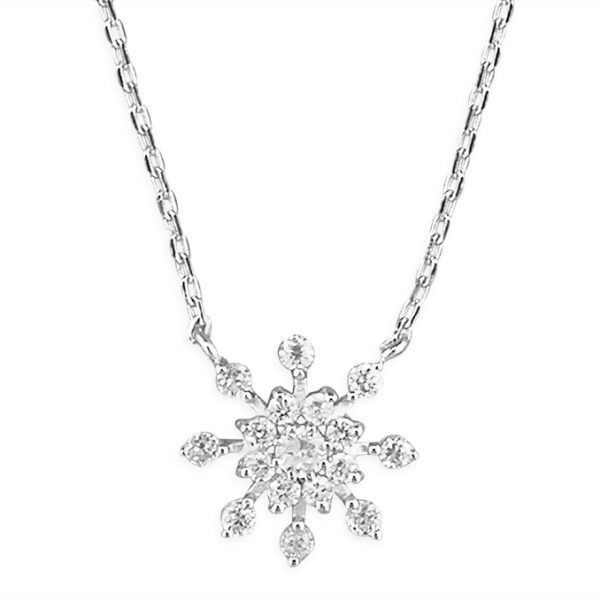 snowflake sparkle pendant